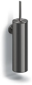 Clou Flat toiletborstelgarnituur wandmodel gunmetal geborst. PVD CL/09.02041.84