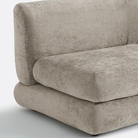 Omvormbare 2-zitsbank in dik fluweel, HOOVER