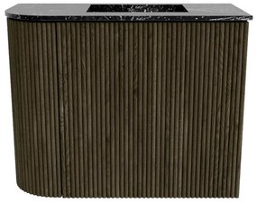 Mondiaz Joya DLux 50cm toiletmeubel ronding links shadow met wastafel faye rechts zonder kraangat lava