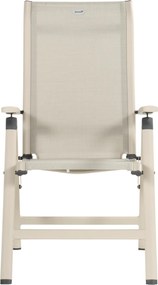 Alice Comfort Recliner Alu Loft-beige Aluminium Zand/Beige