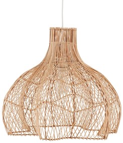 Hanglamp in gevlochten rotan, Rotanga