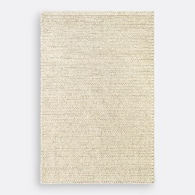 Wollen vloerkleed, Diano, tricot effect