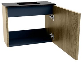Mondiaz Joya 50cm toiletmeubel dusk met wastafel faye midden zonder kraangat urban