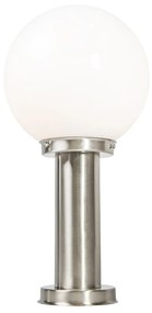 Smart buitenlamp met dimmer paal staal RVS 50 cm incl. Wifi A60 - Sfera Modern E27 IP44 Buitenverlichting