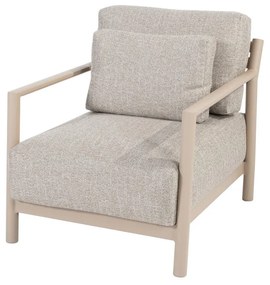 4 Seasons Outdoor Mykonos loungestoel Loungestoel beige weerbestendig