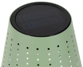 Buitenlamp met dimmer LED Set van 2 tafellamp met dimmeren groen oplaadbaar en solar - Ferre Design IP44 Buitenverlichting