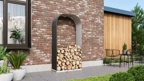 Vitavia Houtopslag Ardor 401 - hoog - graniet - Houtopslag - L200 cm hoog