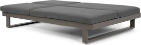 Lifestyle Garden Furniture Massimo Ligbed Met Kussen Antraciet/dark Grey Aluminium Grijs