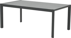 Garden Impressions Amarillo tuinset 5-delig donker grijs - Adana tuintafel 180x100 cm