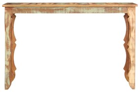 vidaXL Eettafel 120x60x76 cm massief gerecycled hout