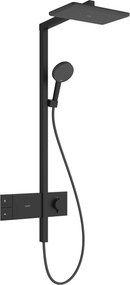 Hansgrohe Raindance Alive Q regendoucheset 21x24cm mat zwart