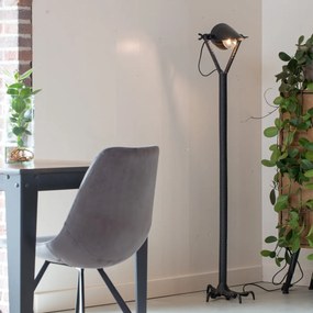 Dutchbone Falcon Metalen Vloerspot Zwart