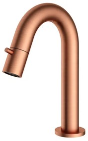 Hotbath Cobber Fonteinkraan opbouw - u-uitloop 11.8cm - geborsteld koper U001BC