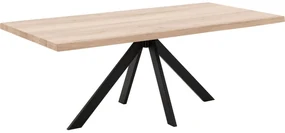 Goossens Eettafel Blade, Boomstamblad 260 x 100 cm 5 cm dik