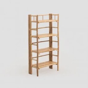 Bamboe Kast Met 4 Planken Iciar Bamboe - Sklum