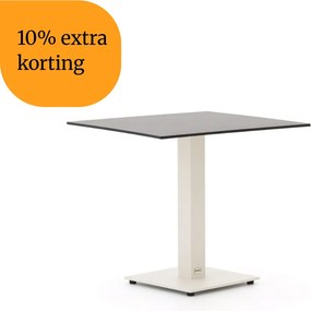 + 10% kassakorting | Tuin eettafel Forza  | Vierkant  | Tuintafel Kunststof | 70x70cm | 2 personen | Kees Smit Tuinmeubelen