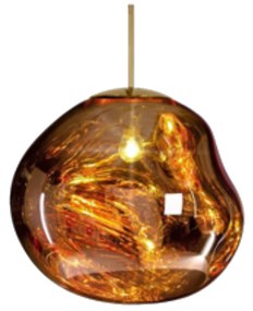 Hanglamp Sanimex Njoy Met E27 Fitting 20 cm Inclusief 4W Lamp Glas Goud