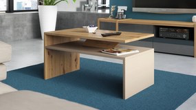 Mazzoni PRIMA artisan eiken/beige, salontafel