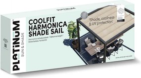 Platinum Harmonica schaduwdoek - 290 x 300 cm - Antraciet