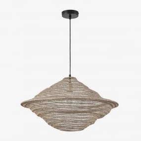 Zulma Hanglamp Ø65 Cm Van Ijzer Beige – Crème - Sklum