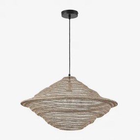 Zulma Ijzeren Plafondlamp Ø65 Cm Beige – Crème - Sklum