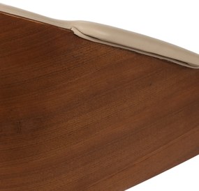 Zuiver Frie Walnoot Loungestoel Leatherlook