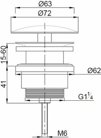 Mueller Bela vaste waste 5/4 wit glans