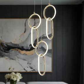 LED hanglamp G077-3CPR Gold