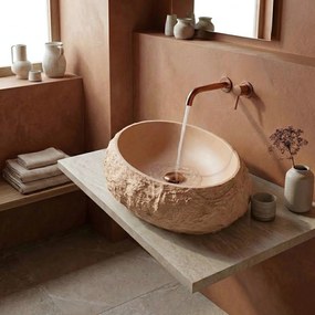 Opzetwastafel Rea Mika Light Terracotta