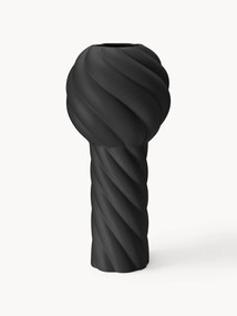 Handbeschilderde keramische vaas Twist Pillar, H 34 cm