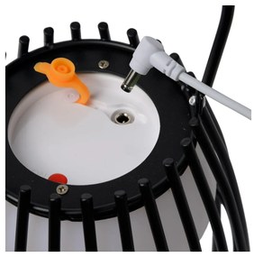 Lucide Fjara oplaadbare LED lamp 0.3W 25x18cm zwart
