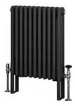 Eastbrook Imperia 3 koloms radiator 50x60cm 1040W antraciet