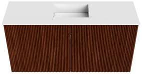 Mondiaz Joya 80cm toiletmeubel ruby met wastafel faye midden zonder kraangat talc