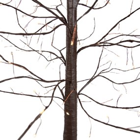Kerst vloerlamp bruin boom 180cm incl. LED met timer IP44 - Ki