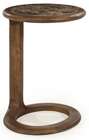 Bijzettafel Open Design Bruin - 43 X 37cm.