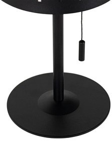 Buiten tafellamp zwart incl. LED 3-staps dimbaar oplaadbaar en solar - Ferre