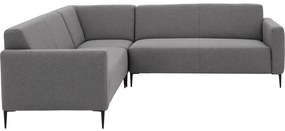Goossens  Key West grijs, stof, 2,5-zits, modern design