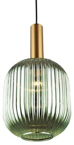 Plafondlamp Hangend Glas Groen APP462-1CP