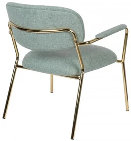 White Label Living Lounge Stoel Jolien Groen