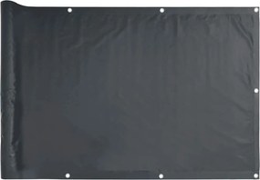 vidaXL Balkonscherm 75x300 cm oxford stof antraciet