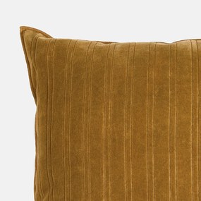Kussenhoes 45 x 45 cm, fluweel met inkepingen, MILO