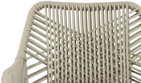 Tuinstoel Aluminium/rope Taupe-naturel-bruin Coco Vedra