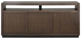 Richmond Interiors Oakura Brown Modern Dressoir Bruin Eiken - 190x40x85cm.