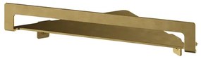 Hotbath Archie Design Douchekorf - hoekmodel - geborsteld messing PVD ARA21BBP