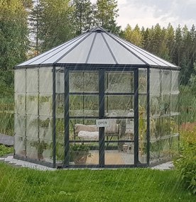 Zeshoekige polycarbonaat kas Oasis 3,6 m Palram - Canopia