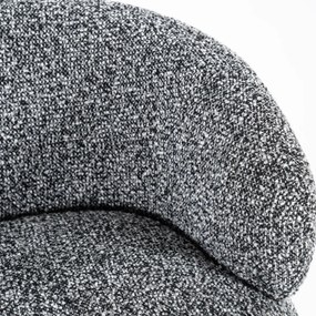 Eleonora Maeve Draaibare Fauteuil Rond Zwart