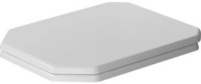 Duravit Serie 1930 WC-zitting 36.7x43.7x3.6cm met softclose met quickrelease Kunststof wit Glanzend 0064890000