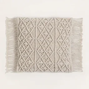 Macramé Vierkant Kussen (45x45 Cm) Narses A - Sklum