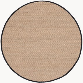 Rond laagpolig zeegras vloerkleed Natural Fibers