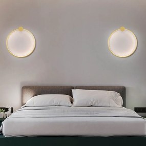 LED WANDLAMP APP1384-CW GOLD 30cm